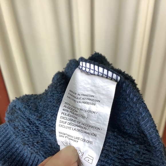 GH Bass & Co Men’s Crew Neck Pullover Sweatshirt Blue Size XXL - Picture 5 of 6